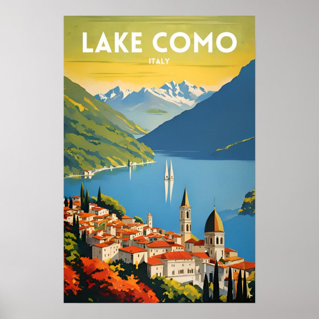 Poster Lago Como (Frente)