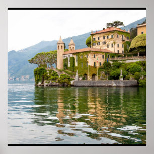 Póster Lago Como em Italia