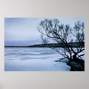 Póster Lago congelado