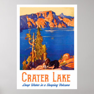 Poster Lago Crater