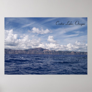 Póster Lago crater