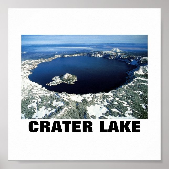 Póster Lago Crater (Frente)