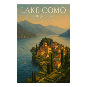 Póster Lago de Como — Itália, viagem