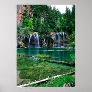 Póster lago de suspensão