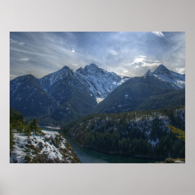 Póster Lago Diablo Sul (Frente)