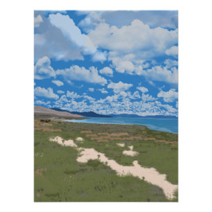 Póster Lago do Deserto