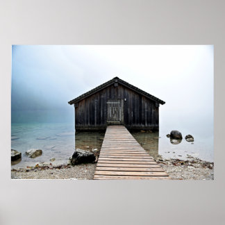Poster Lago Dock Boathouse