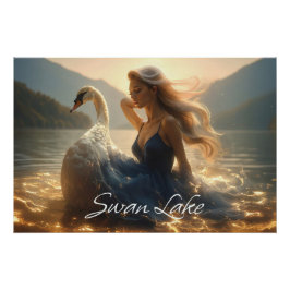 PÓSTER LAGO DOS CISNES - BALÉ & DANÇA -