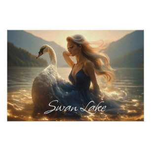 PÓSTER LAGO DOS CISNES - BALÉ & DANÇA -