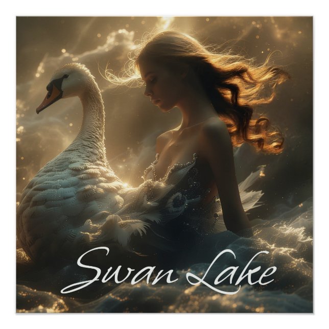 PÓSTER LAGO DOS CISNES - BALLET & DANÇA - (Frente)