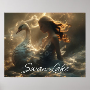 POSTER LAGO DOS CISNES - BALLET & DANÇA -
