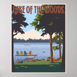 Poster Lago dos Woods