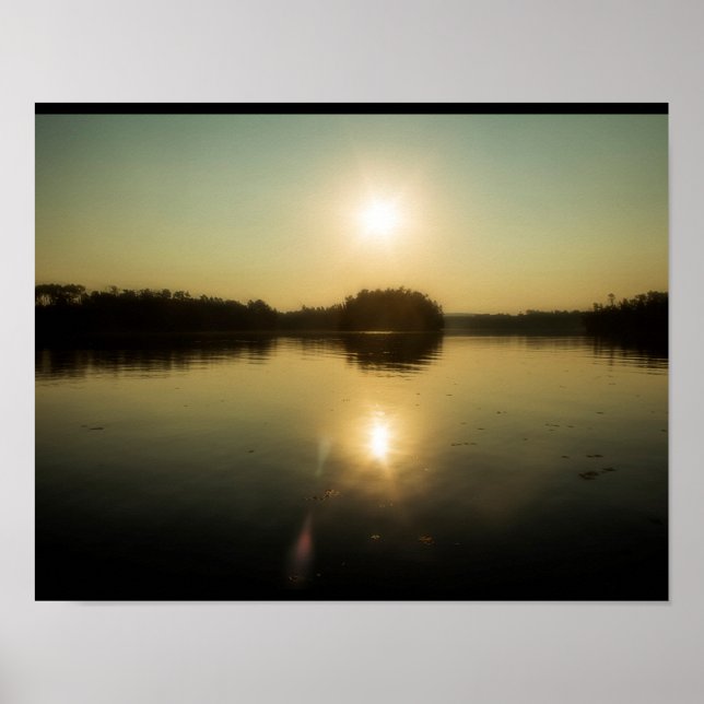 Póster Lago Dourado (Frente)