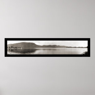 Póster Lago Dunmore, foto 1912 de Vermont