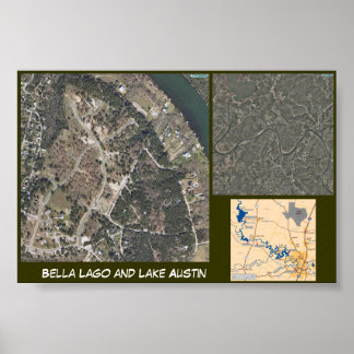 Poster Lago e Lago Austin