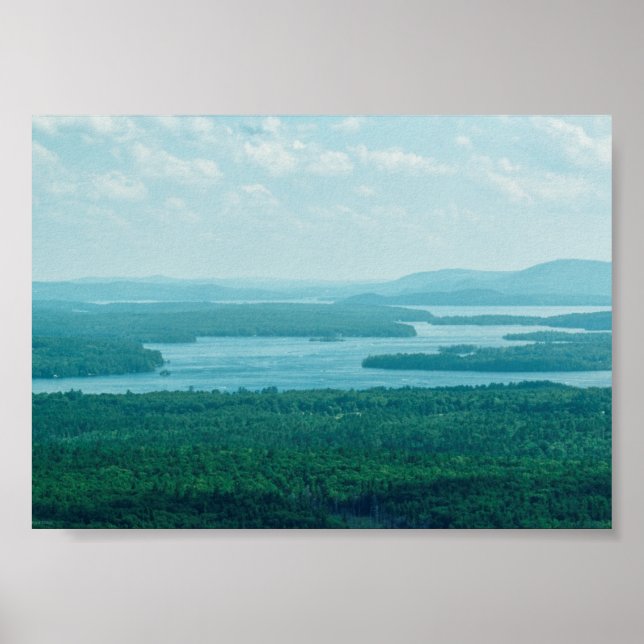 Póster Lago e Montanha (Frente)