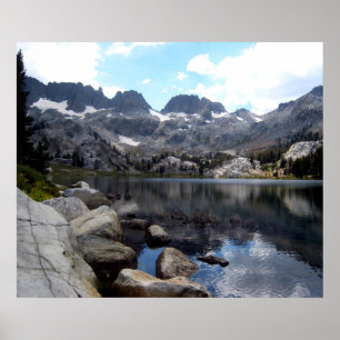 Póster Lago Ediza, floresta nacional de Inyo, CA