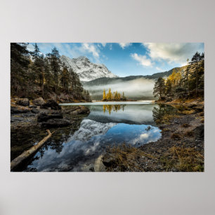Poster Lago Eibsee mood da manhã