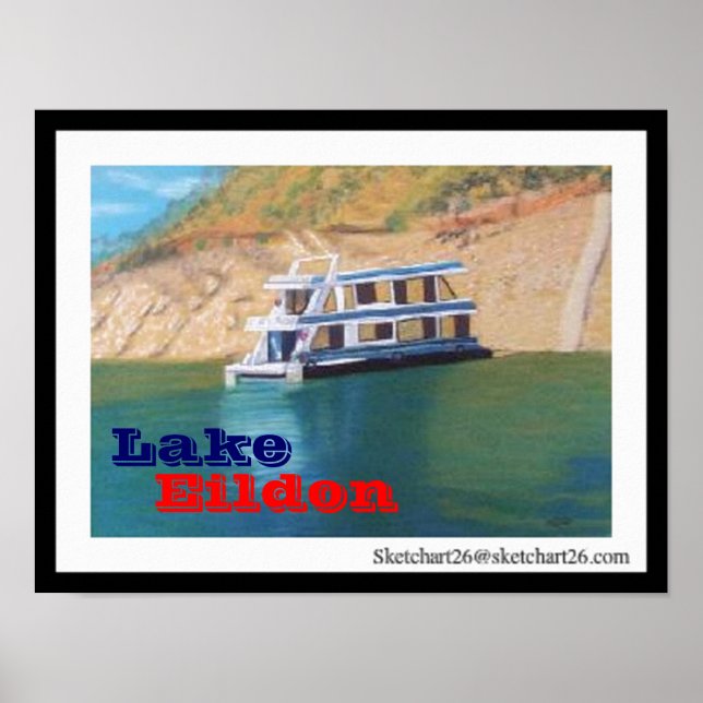 Poster Lago Eildon (Frente)