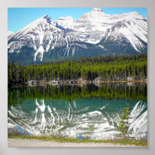 Poster Lago em Banff