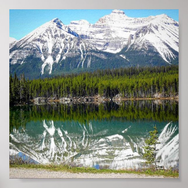 Poster Lago em Banff (Frente)