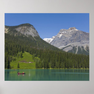 Póster Lago Emerald, Rockies canadenses, britânico