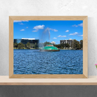 Poster Lago Eola Fountain Orlando Florida