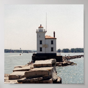 Poster Lago Erie Lighthouse