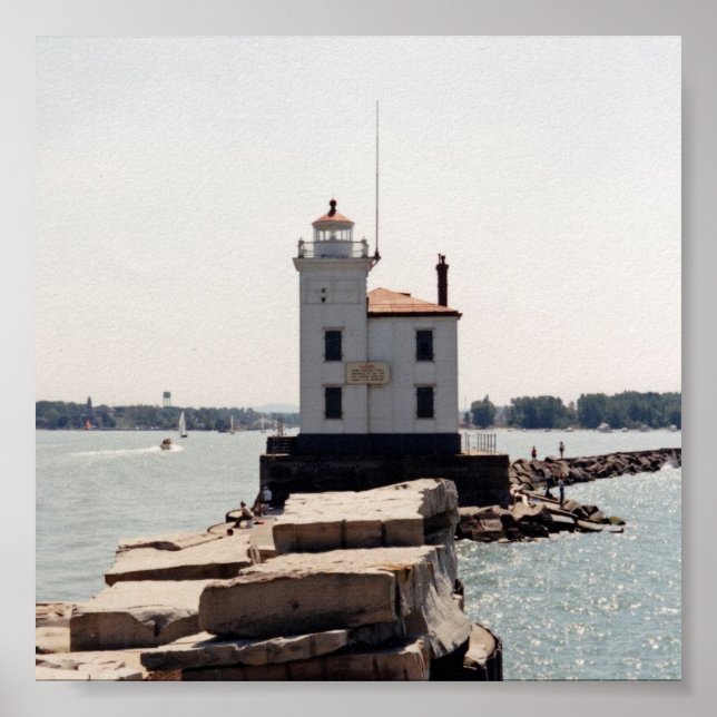 Poster Lago Erie Lighthouse (Frente)