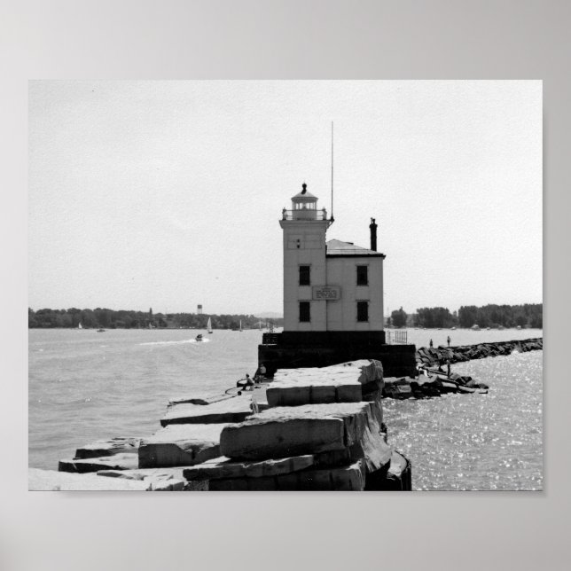 Póster Lago Erie Lighthouse (Frente)