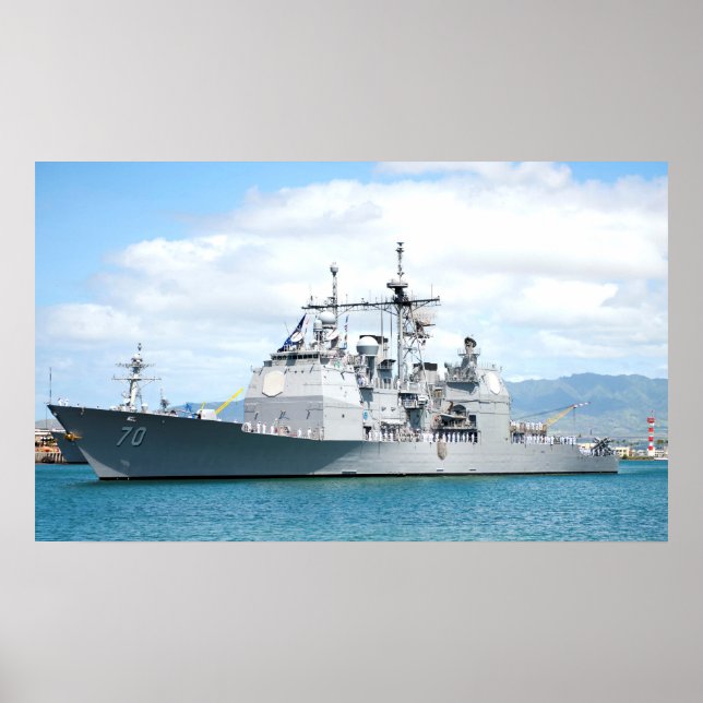 Poster Lago Erie USS (CG 70) (Frente)