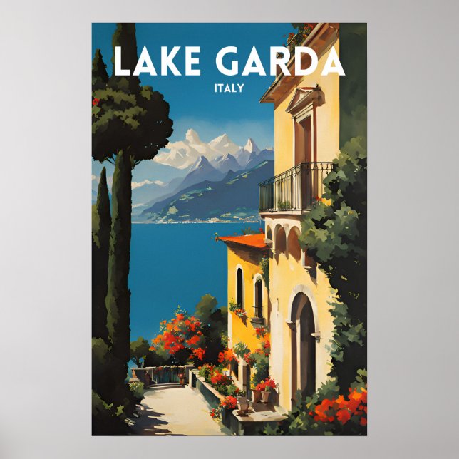 Poster Lago Garda (Frente)