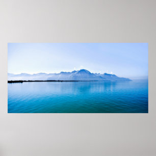 Póster Lago Genebra (laca Léman) 018