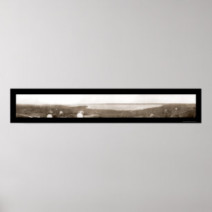 Póster Lago Genebra WI Yerkes Foto 1910