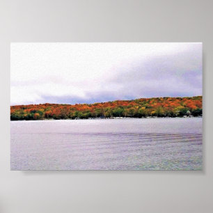 Poster Lago Genebra, Wisconsin