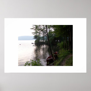 POSTER LAGO GEORGE NY DA ROCHA DE ROGERS