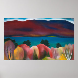 Poster Lago George, outono Georgia O'Keeffe