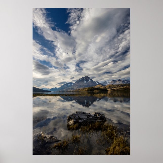 Póster Lago Gray. Cordilheira do Paine 2 (Frente)