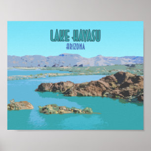 Poster Lago Havasu Arizona Vintage