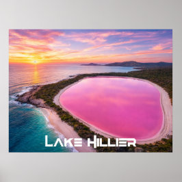POSTER LAGO HILLIER - AUSTRÁLIA