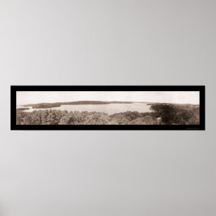 Póster Lago Hopatcong, foto 1909 de NJ