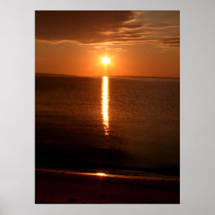 Poster Lago Huron Sunrise