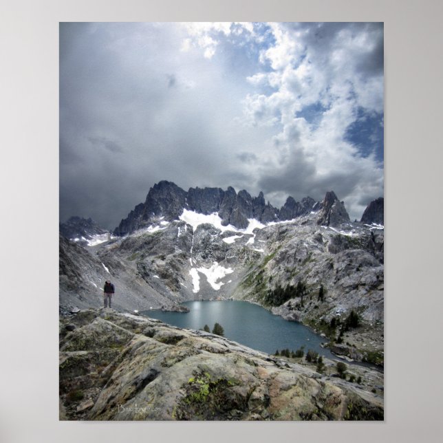 Póster Lago Iceberg 2 - Ansel Adams Wilderness (Frente)
