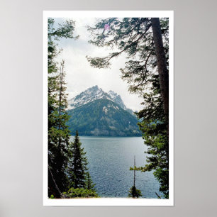 Póster Lago jenny/parque nacional grande de Teton