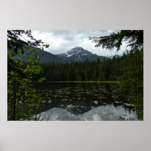 Poster Lago Johns II no Parque Nacional Glacier