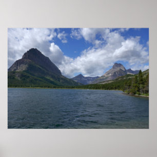 Poster Lago Josephine no Parque Nacional Glacier