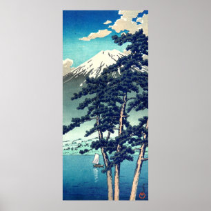 Poster Lago Kawaguchi Kawase Hasui 1931