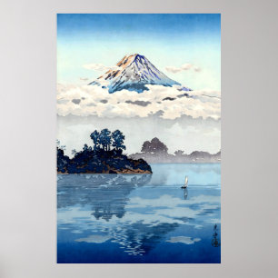 Poster Lago Kawaguchi Tago Koitsu