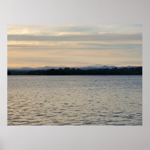 Poster Lago Keowee Carolina do Sul Sunset