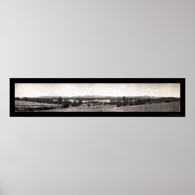 Póster Lago Kezar, Foto Maine 1910 (Frente)